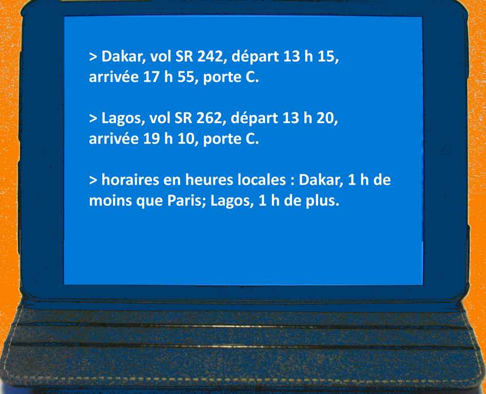 Balou, vols pour Dakar et Lagos