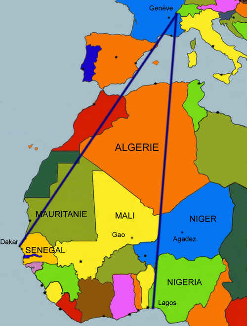 Balou, carte Genève Afrique