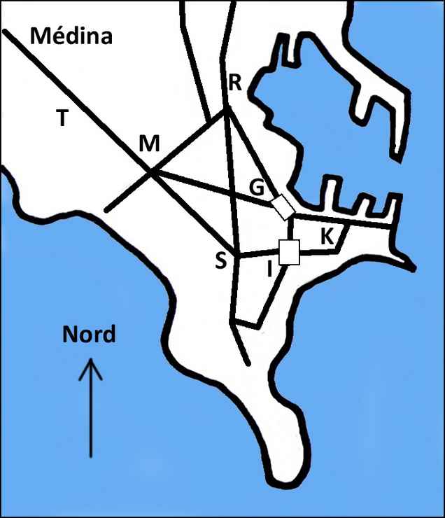 Carte de Dakar