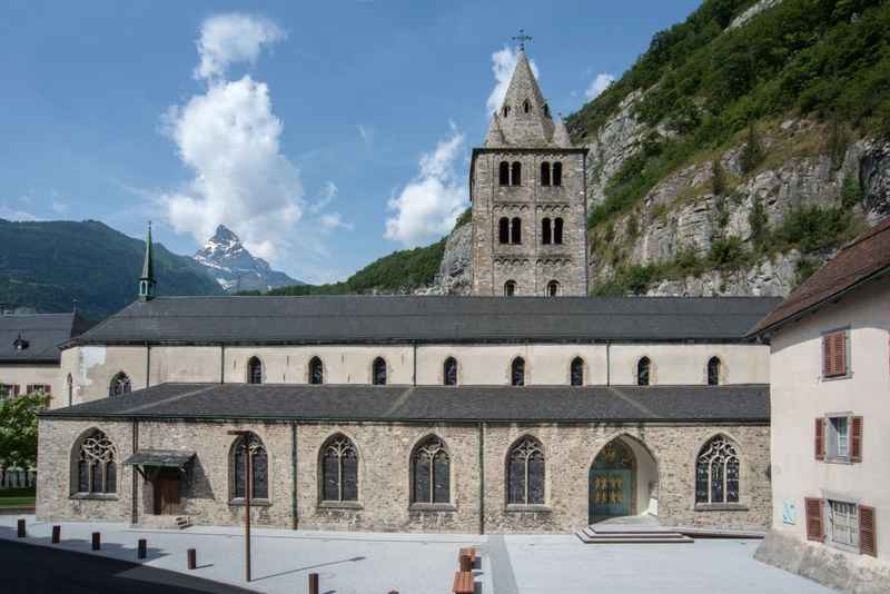 St Maurice d'Agaune, l'abbaye