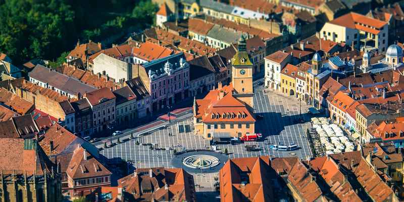 Brasov en Roumanie