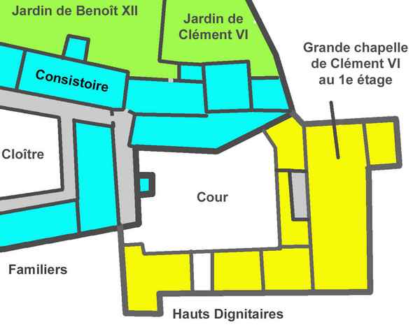 Plan du Palais neuf