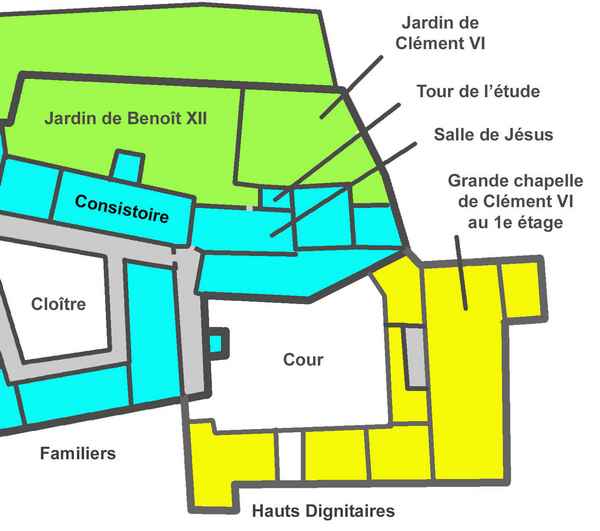Plan du Palais neuf