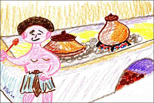 Souvlakis et ses marmites