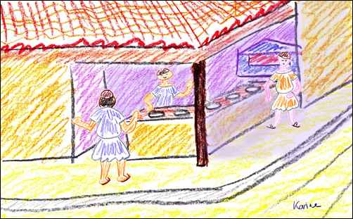 Taverne et Romains