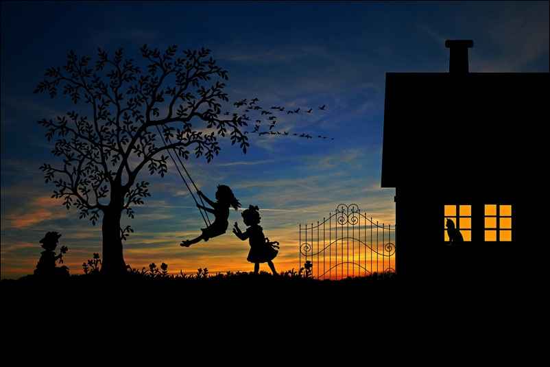 Paysage ed nuit