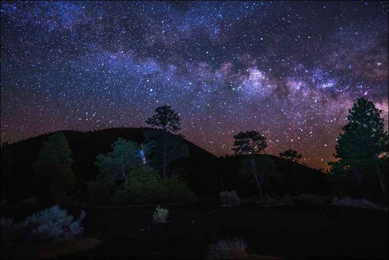 Paysage de nuit