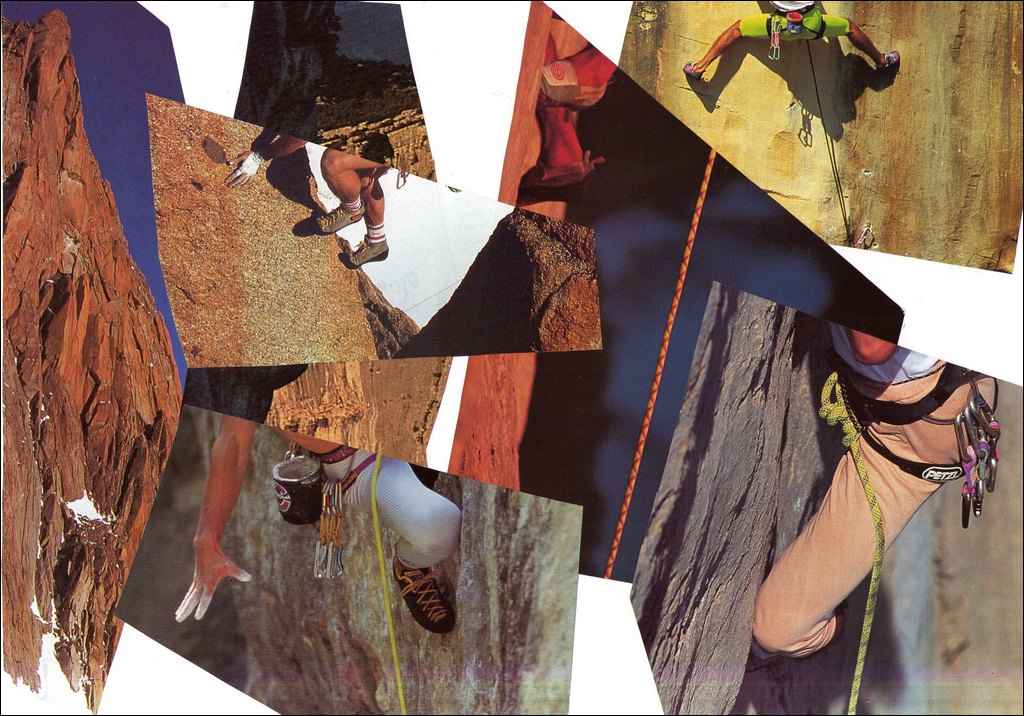 Collage février 2016, Jacques Bouchut : Escalade