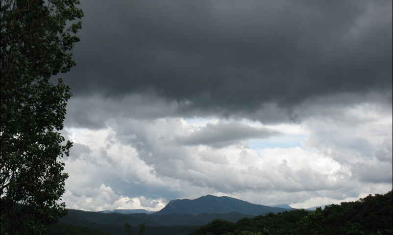 Ciel gris et ciel clair