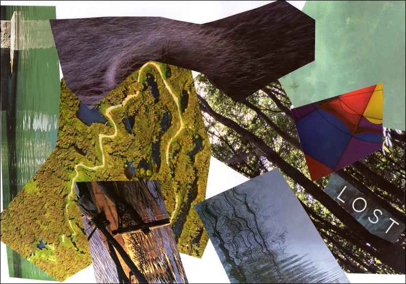 Complètement perdu, collage Jacques Bouchut