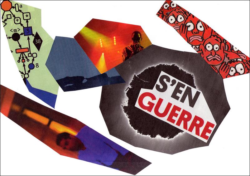 Guerre et terrorisme, collage Jacques Bouchut