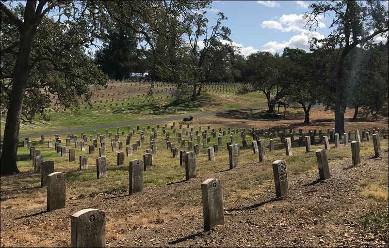 Cimetière de vétérans aux USA