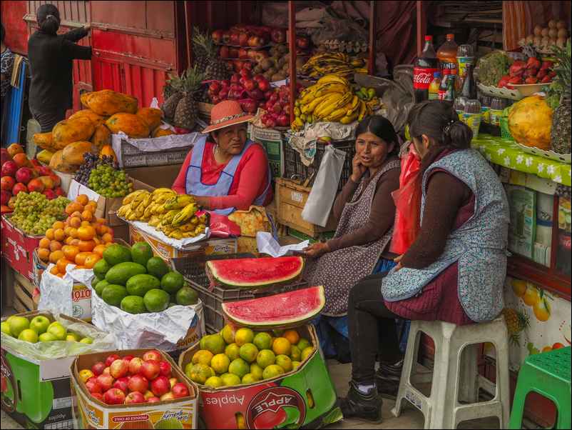 Marché en Bolivie